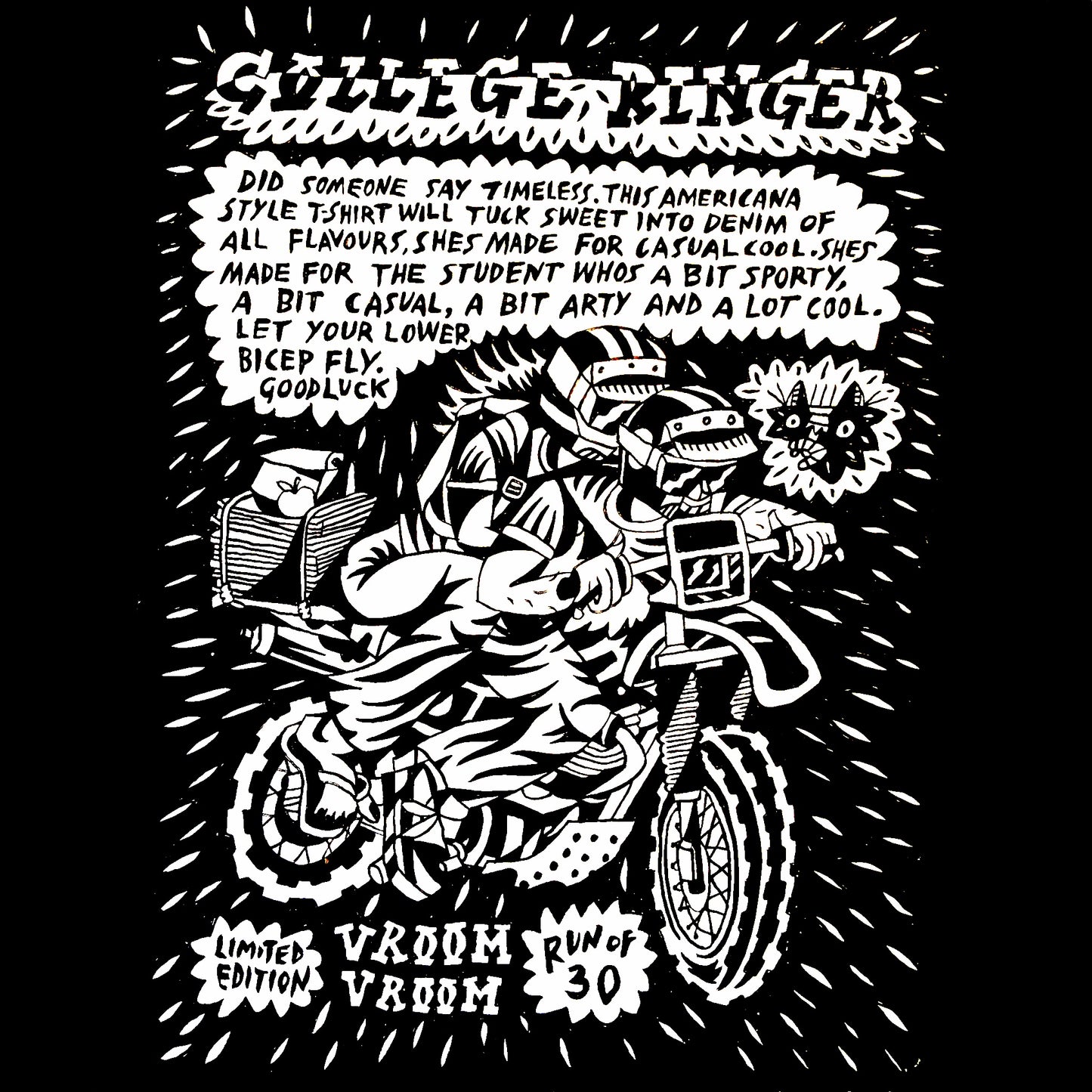 Woman’s College ringer tee